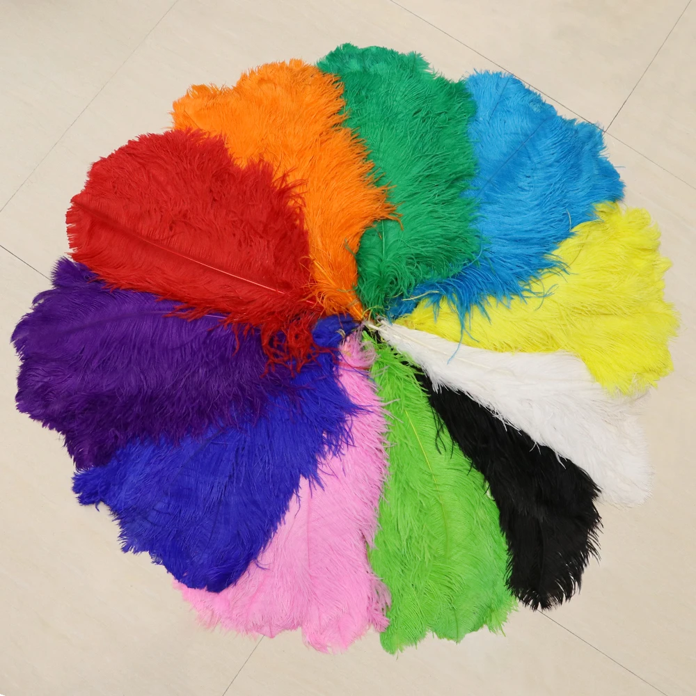 

20Pcs Colourful Ostrich Feathers 50-55cm Table Carnival Costume Centerpiece Decoration DIY Jewelry Making Plume Craft Supplies