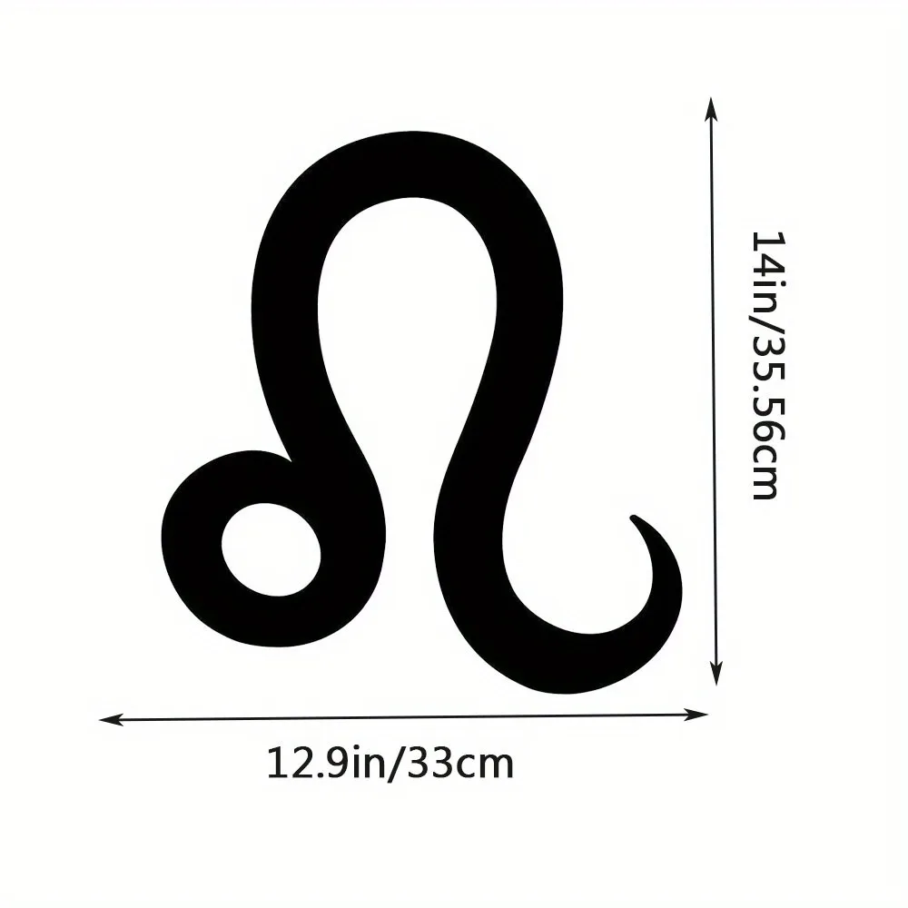 شراء CIF ™ ليو ابراج الحديد المطاوع جدار الفن - تمثال رمز زودياك المذهل للمنزل المطبخ الحمام الديكور الداخلي #3