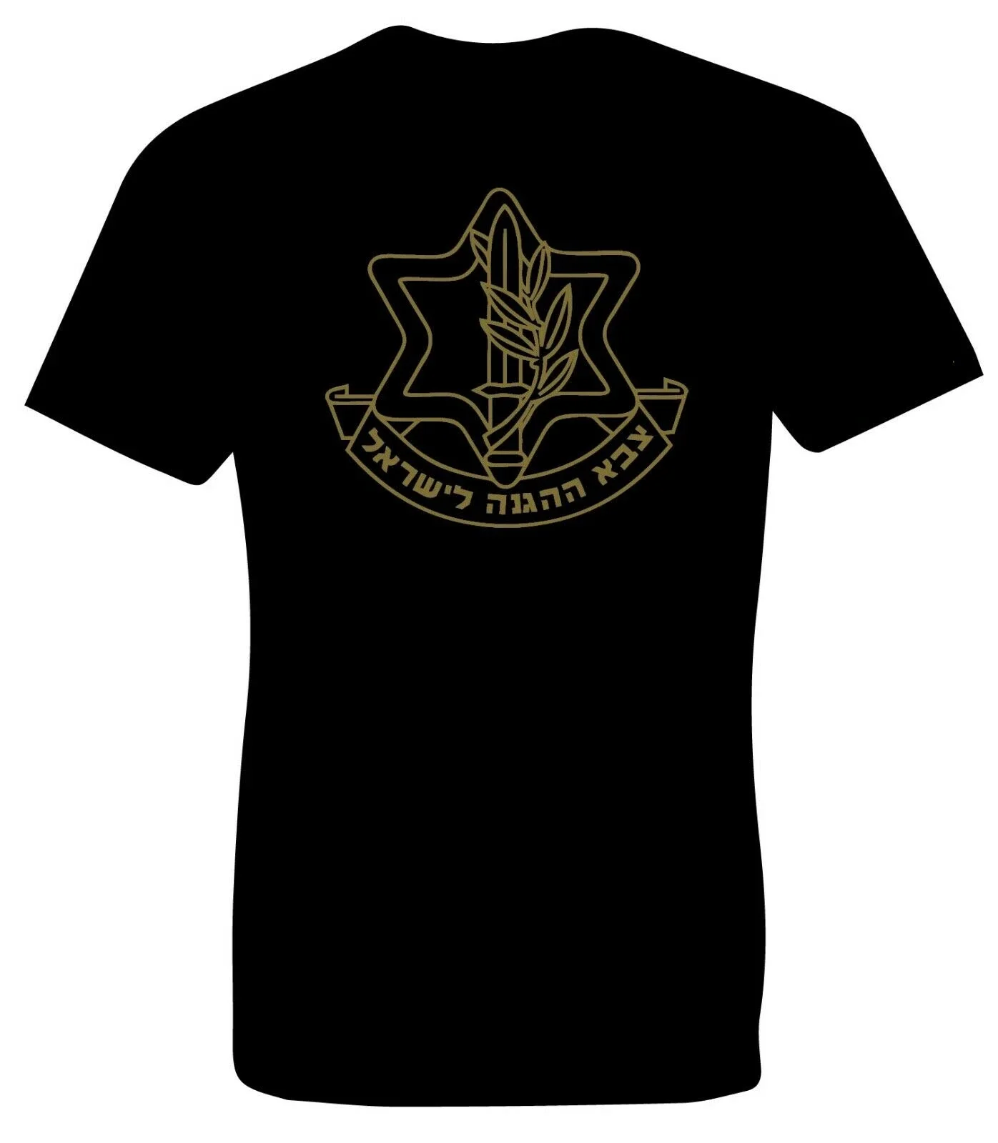Israeli Army Israel T-shirt IDF (Israeli Defense Force ) Military Tee Men's 100% Cotton Casual T-shirts Loose Top Size S-3XL