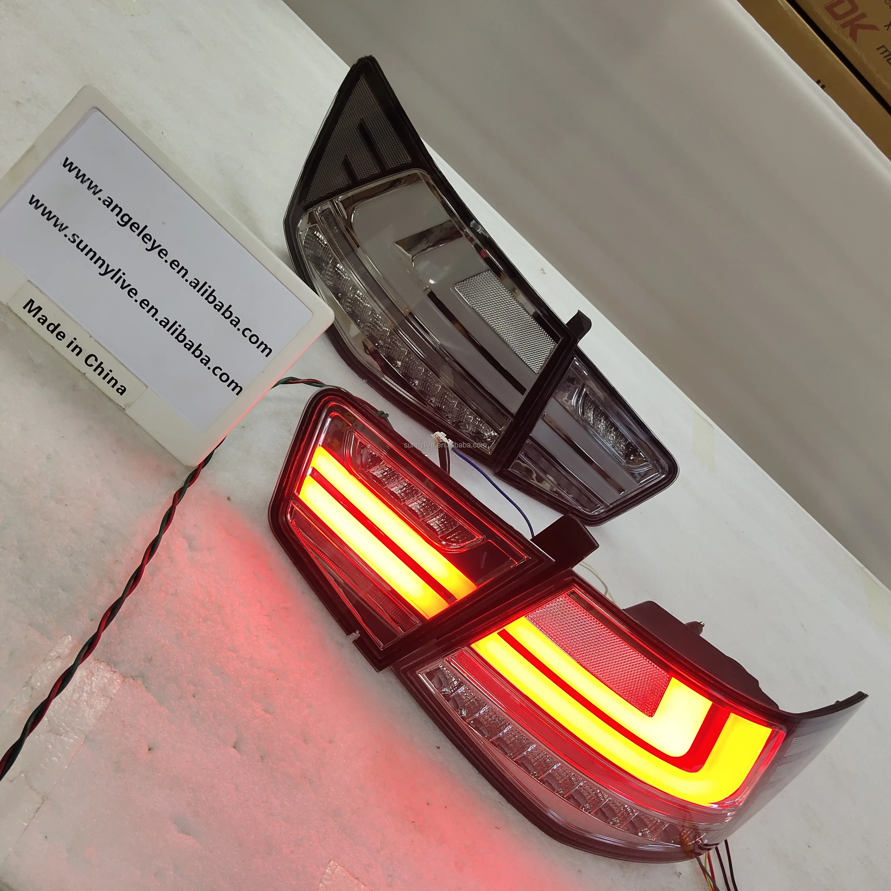 

For KIA Cerato Forte Sedan LED Tail Lamp Black Color 2009 -13 Year WH