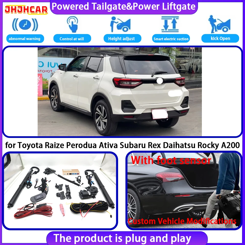 for Toyota Raize Perodua Ativa Subaru Rex Daihatsu Rocky A200 OEM Smart Electric Powered Tailgate Power Liftgate Tailgate System