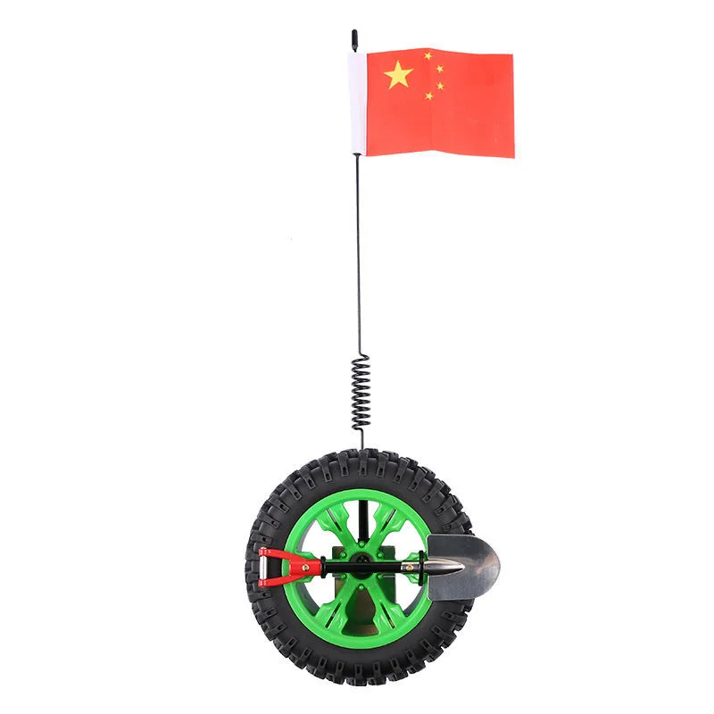 Mini Car Decorations Available in Three Colors, Featuring A Small Shovel for The Trunk and Interchangeable Flags, A MiniOff-Road