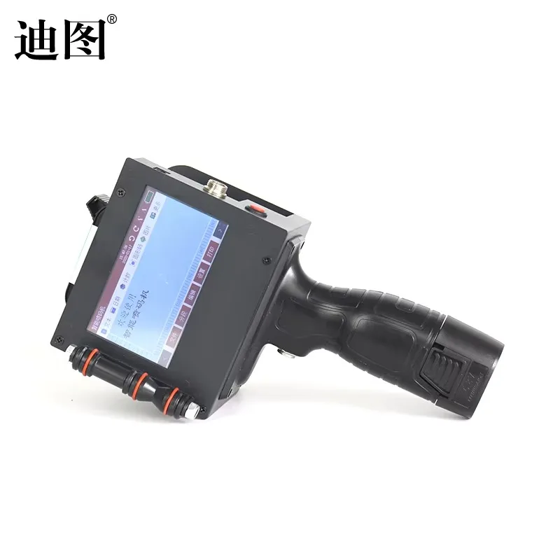 DT-T1000 Smart Handheld Large Character Inkjet Printer, Marking Device with EPSON L805, DX7, I3200 Print Heads for Tubes