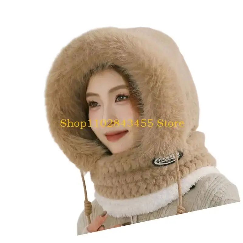 Pulôver multiuso inverno 49MC Chapéu Rosto completo Máscara Proteção à prova vento Chapéu para exterior