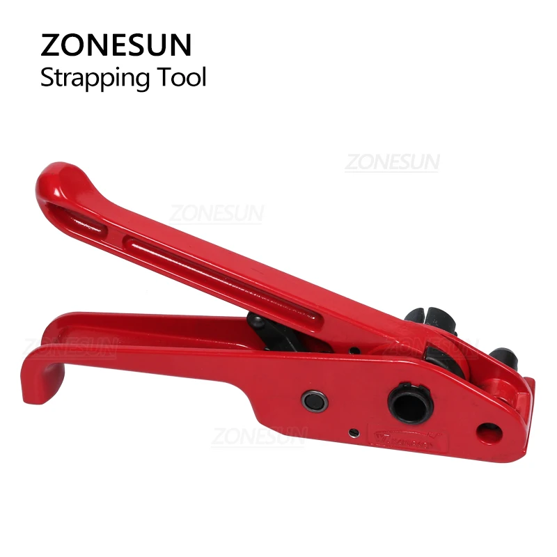 ZONESUN ZS-MST1 Hand Strapping Tool for Polyester Strip Manual Strapping Tensioner For 12-19MM PP PET Plastic Belt Band Strap