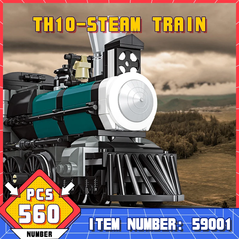 

59001 Ideas City Power Railway Train Assembly Model High-Tech Track Express Train Building Blocks Technical Bricks Toys Gifts