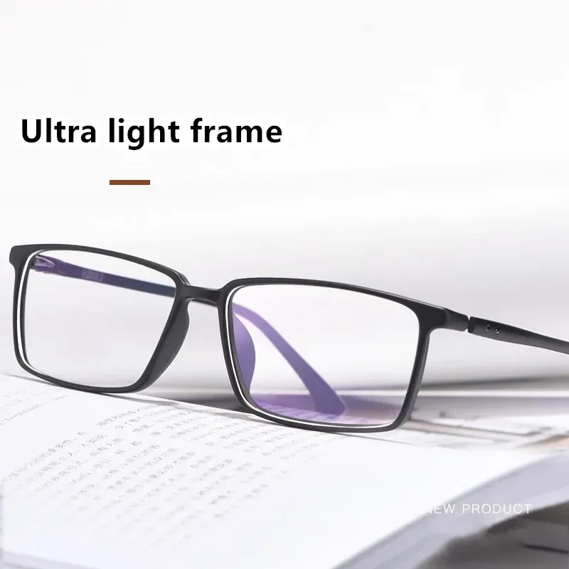 

KIZN Сверхлегкая высококачественная квадратная оправа для очков TR90, модные большие оптические очки, мужская оправа для очков по рецепту 9810