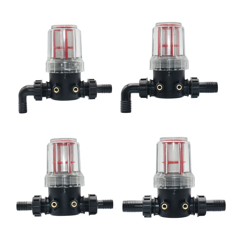 Transparent 60 Mesh Fine Filtration Water Filter With 20mm, 25mm Barbed Agriculture Tools Garden Irrigation Filter 1 Pcs