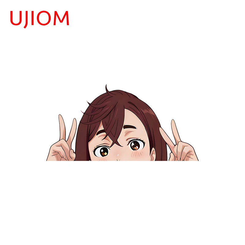UJIOM Ayase Momo Cartoon Wall Sticker Trendy Waterproof Vinyl Decal Bathroom Windows Decorative Wallpaper Home Decor