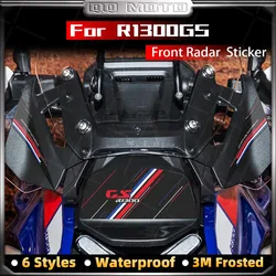 For R1300GS R 1300 GS r1300 gs 2023 2024 Motorcycle Refit Front Radar Frosted Protect Sticker Adventure Triple Black Decal