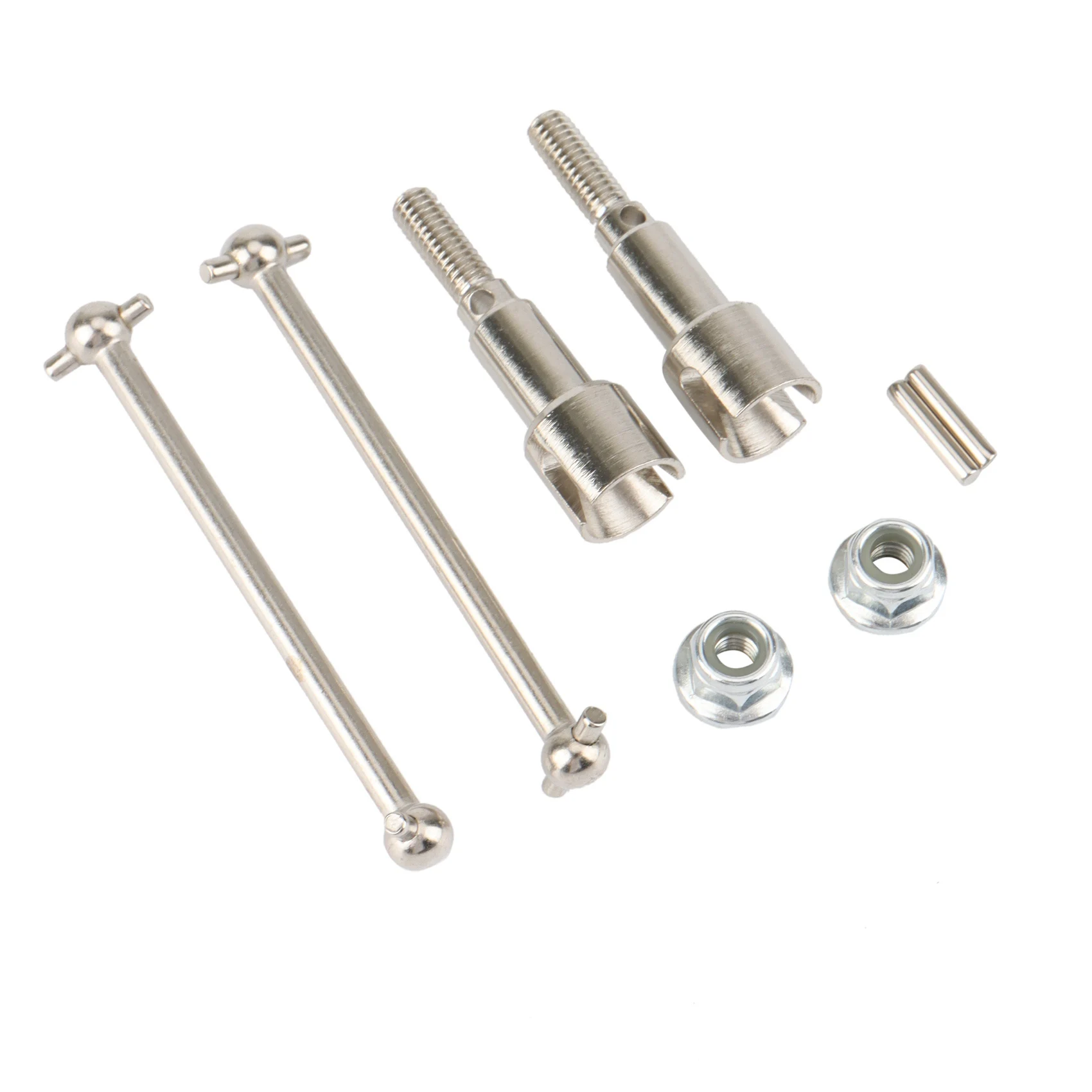 

LBER 2 Set RC Car Part: 1 Set Metal Rear Drive Shaft Dogbone & 1 Set Metal Differential Driving Gears