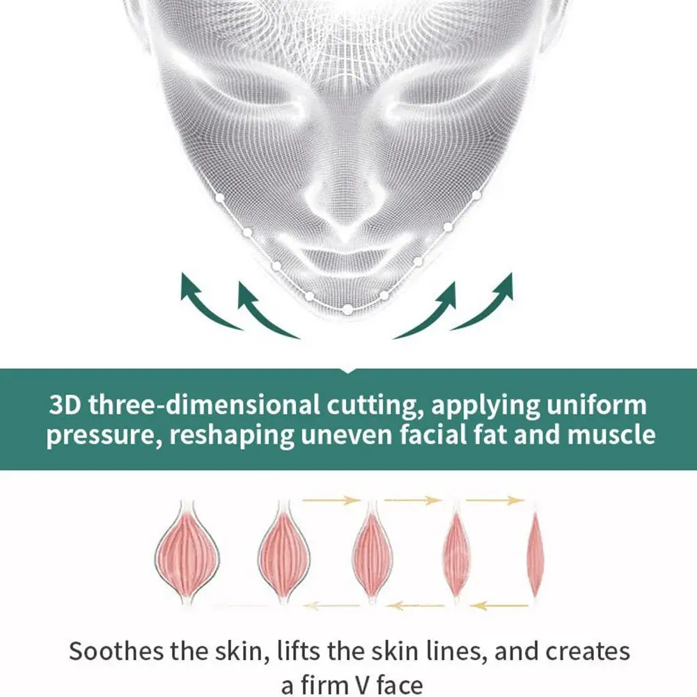 Sleep Face-Lift BANDAGE 3D Reusable Face Slimming BANDAGE V Line Face Shaper Chin Cheek Lift UP เข็มขัด Anti slimming Full BANDAGE