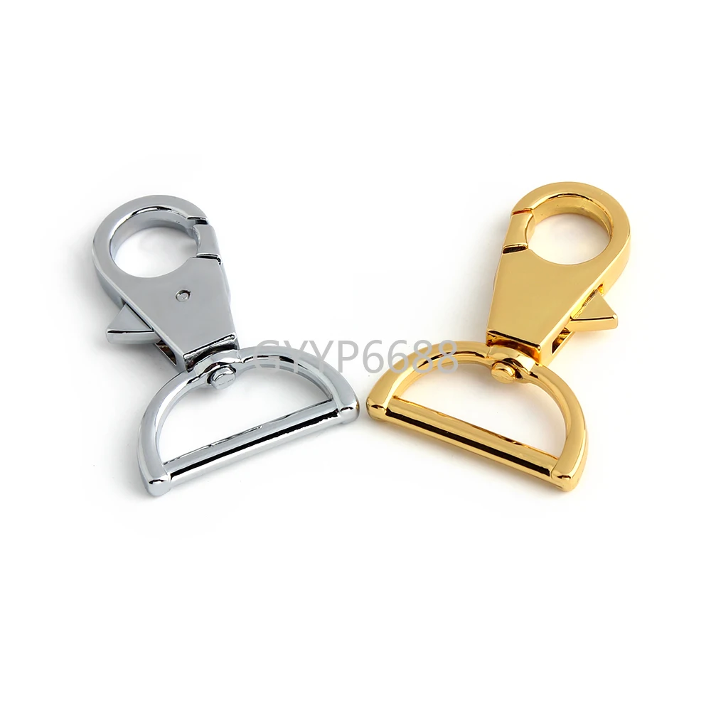 5/20/50PCS 47x25mm Metal Swivel Snap Hook Lobster Clasps Trigger For Key Chain Shoulder Bags Crossbody Waist Belt Accessories