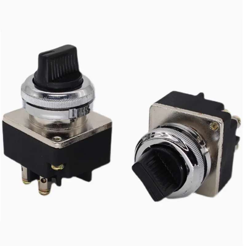LS2-2 LS2-3 Master switch two gears three gears rotary knob switch LA2-J SA2 IP40 open pore 30MM