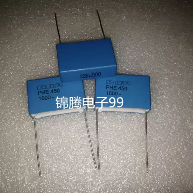 10-100pcs Swedish RIFA PHE450 0.12UF 1600V (120NF/124) Audio Fever Infinite Film Capacitor
