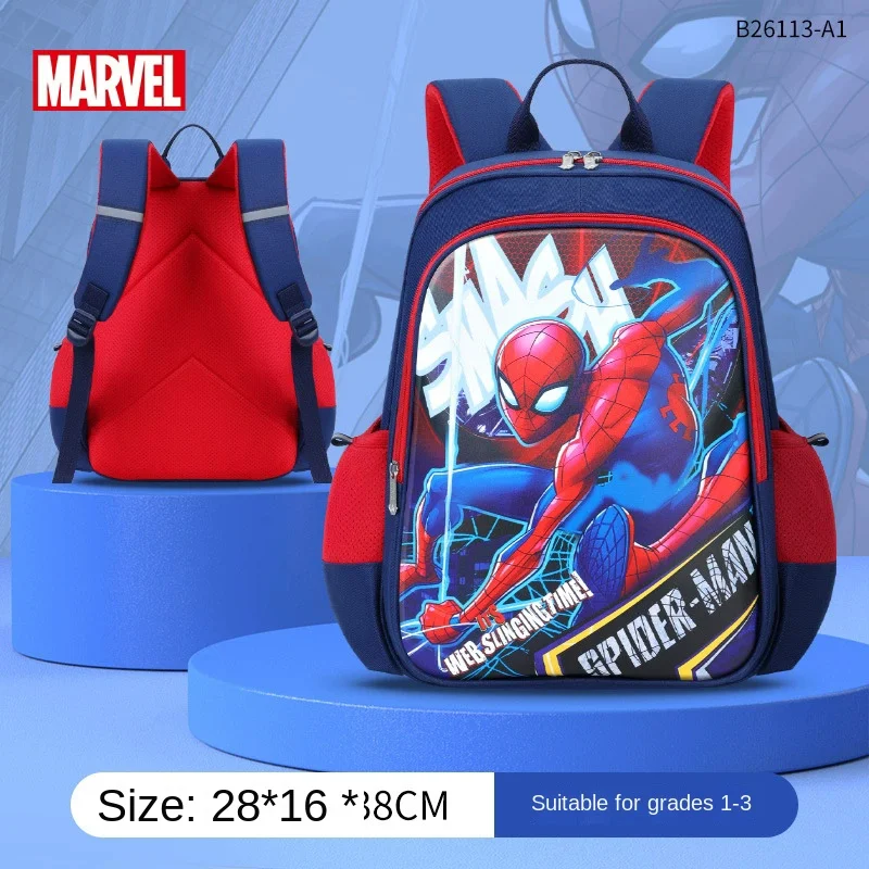 Disney Marvel Boy Girl School Bag Grade 1-3 Spider Man Lotso Primary Student Shoulder Orthopedic Backpack Large Capacity Mochila