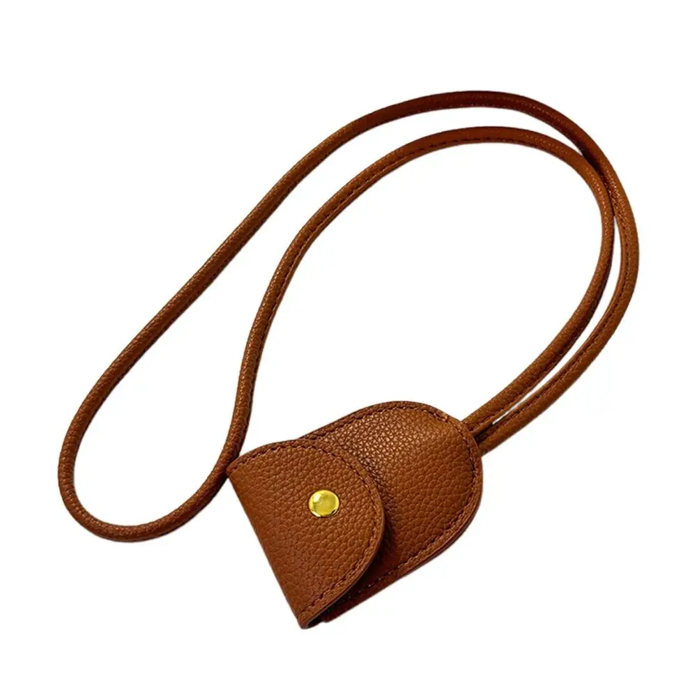 بو شنقا حبل قلادة اللون البني الأسود اللون سترة سلسلة قلادة متعددة الوظائف استخدام سلسلة المفاتيح المحمولة تخزين قلادة