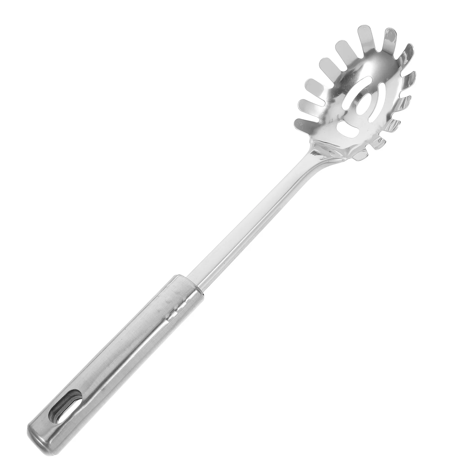 

Stainless Steel Slotted Spoon For Noodles Dumplings Pasta Strainer Server Kitchen Cooking Utensil Soup Ladle Spaghetti