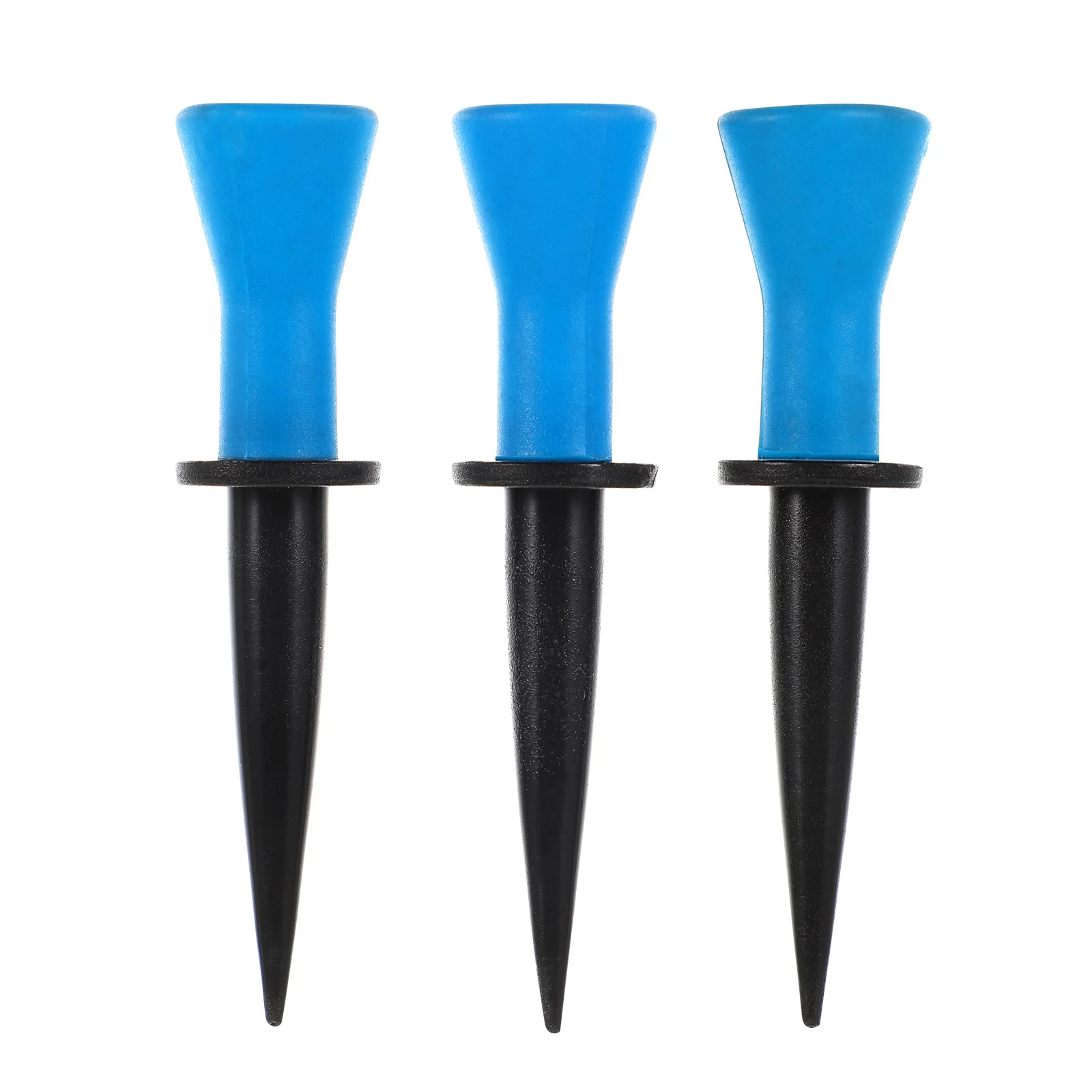 

3Pcs Durable Elastic Golf Tees Lightweight Training Aid Golf Accessories Ball Stand Holder Rack Golfs Tees Golfs Ball Stand Rack