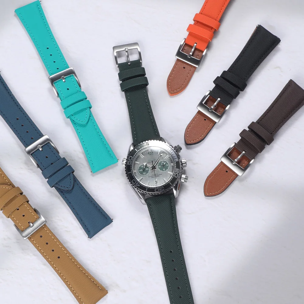 20mm 22mm Uhrenarmband Universelles Nylon-Segeltuch-Uhrenarmband für Omega Sportarmbänder Gürtel für Herren Damen Zubehör