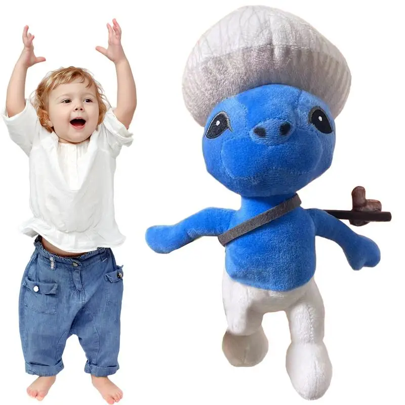 Blue Elf 25cm Plush Toy Cartoon Soft Stuffed Anime Plushie Plush Toy Cartoon Animation Character Blue Elf Soft Doll Kawaii gifts