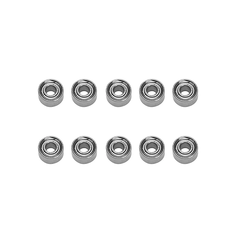 

T98C-100Pcs Миниатюрный герметичный металлический экранированный метрический радиальный шарикоподшипник Модель: MR52-ZZ 2X5X2,5 мм