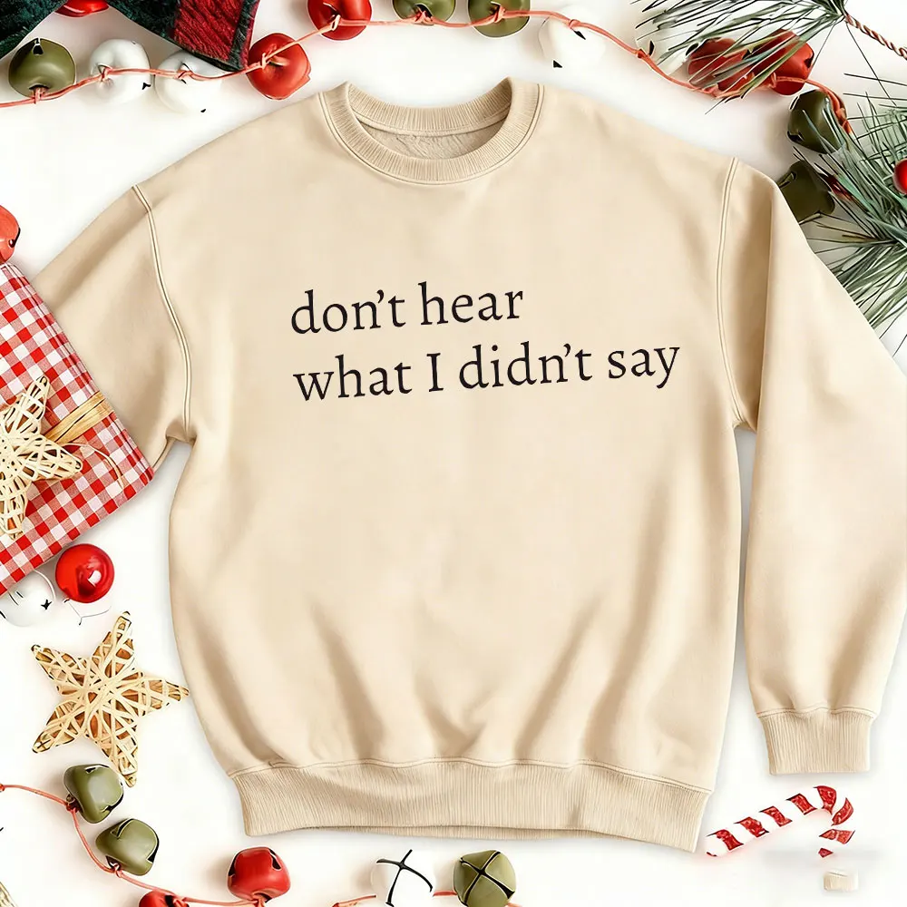 لا أسمع ما لم أقول سترة التوعية بالتوحد للجنسين مدخل هودي الحب على الطيف دعم التنوع العصبي هدية