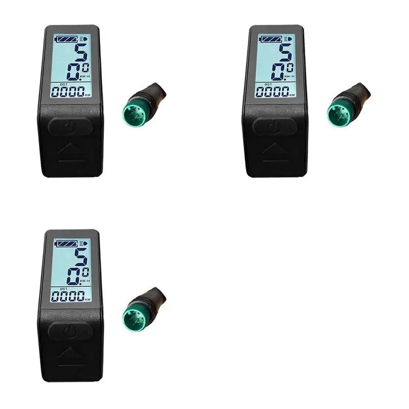 

New Arrival 3X Ebike LCD Display Mini Meter KT-LCD4 Display Waterproof Connector For KT Controller Electric Bicycle Conversion K