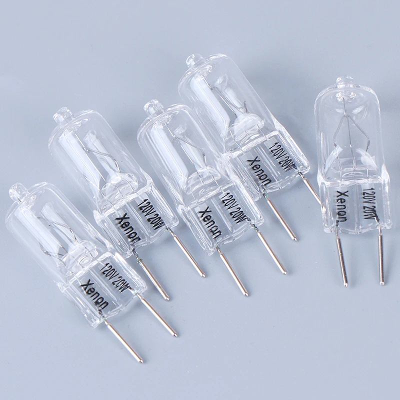 5PCS G8 120V 20W Halogen Light Lighting Lamp Bulb Volt G8 Pin Halogen