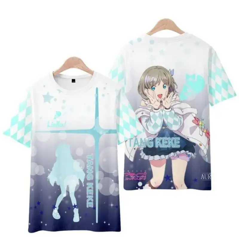 2026 New LoveLive SuperStar 3d T-shirt Kawaii Anime Men Women T Shirts Tops Casual O-neck Short Sleeve T-shirts Tee Shirt