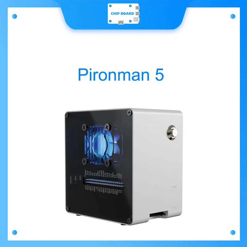 

SunFounder Pironman 5 Mini — бюджетный чехол Raspberry Pi 5 Tower