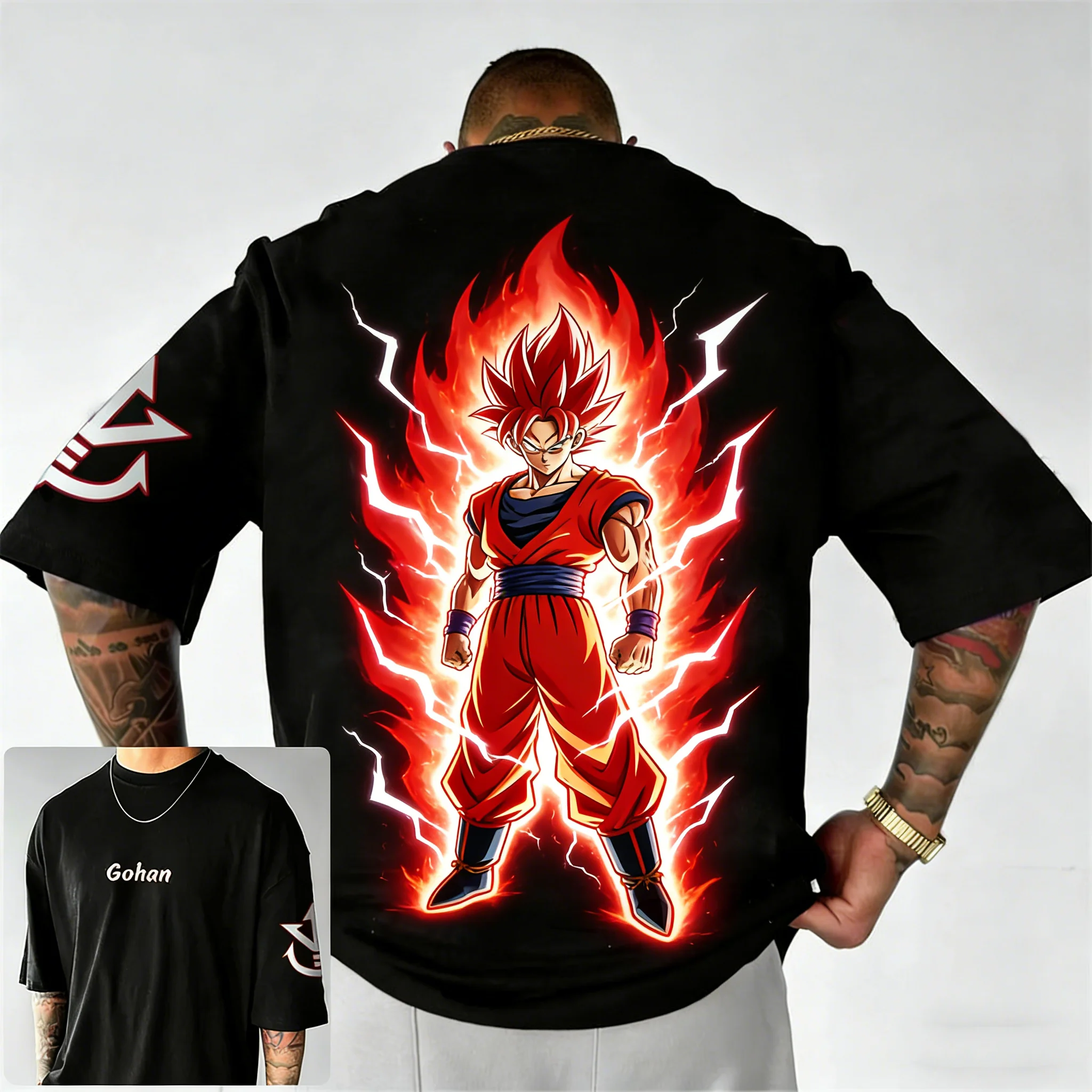 

Летняя футболка Dragon Ball в стиле японского аниме 2000-х годов, стиль Рей Кагубо, детская и семейная модель, с коротким рукавом