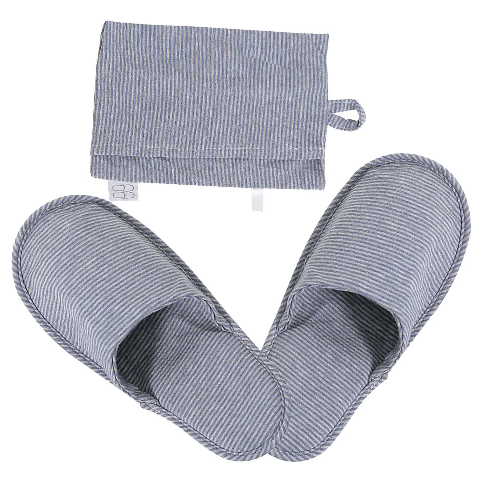 

1 Pair Portable Travel Slippers Lightweight Foldable Cotton Slippers For Hotel Vacation Camping Outdoor Massage Relaxation