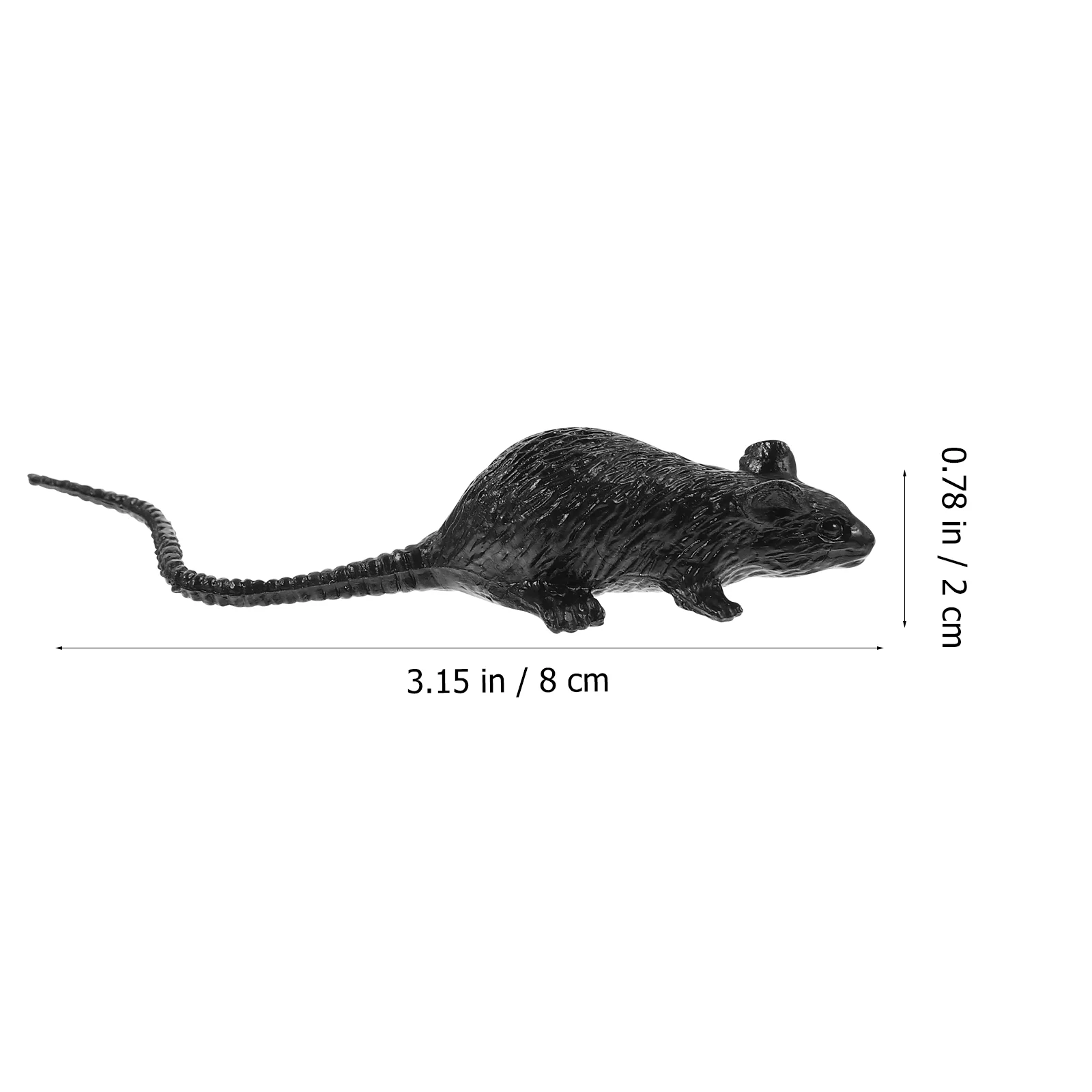 10 Pcs Rat Decorations Simulation Mouse Tricky Props Cat Toy Desktop Decorate Halloween