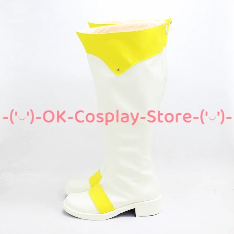 [Customized Size] Cardcaptor Sakura Kinomoto Cosplay Shoes Anime Roleplay Costume Prop Halloween Carnival Party Boots PU Leather