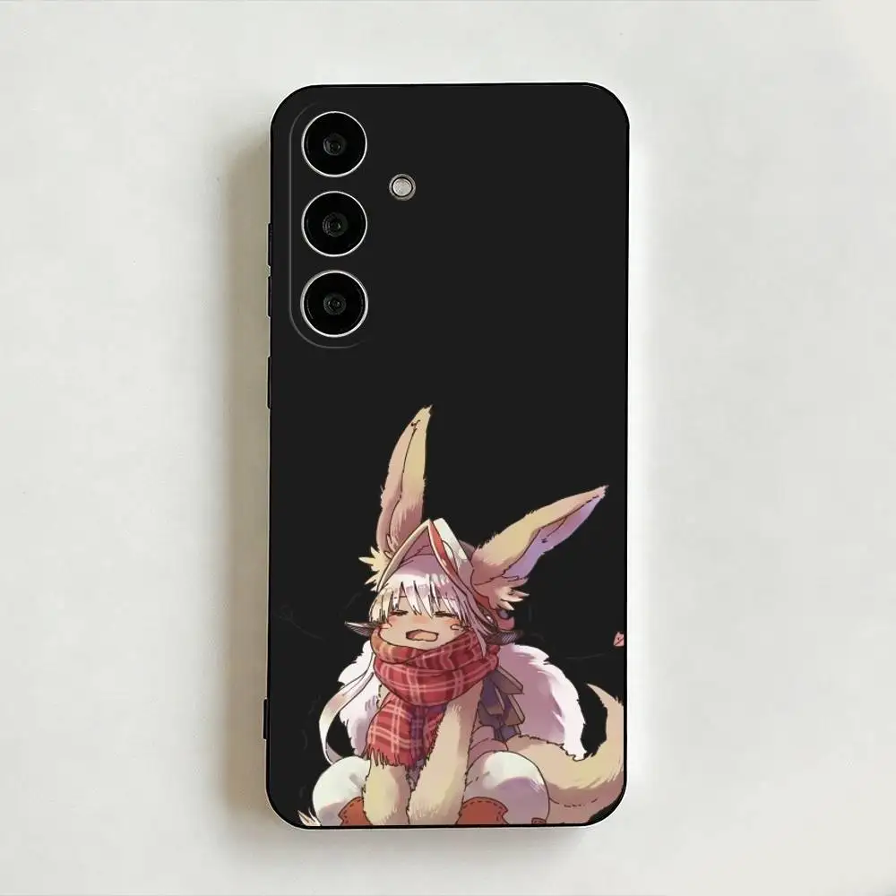 Nanachi Made in Abyss  Black Shell Phone Case For Samsung Galaxy A73,A72,A71,A70,A53,A52,Cover Others Soft
