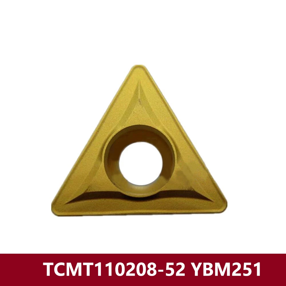 Original TCMT110208-52 YBM251 Carbide Inserts TCMT110208 TCMT 110208 52 Machine CNC Lathe Holder Tools TCMT2(1.5)2-52 TCMT1102