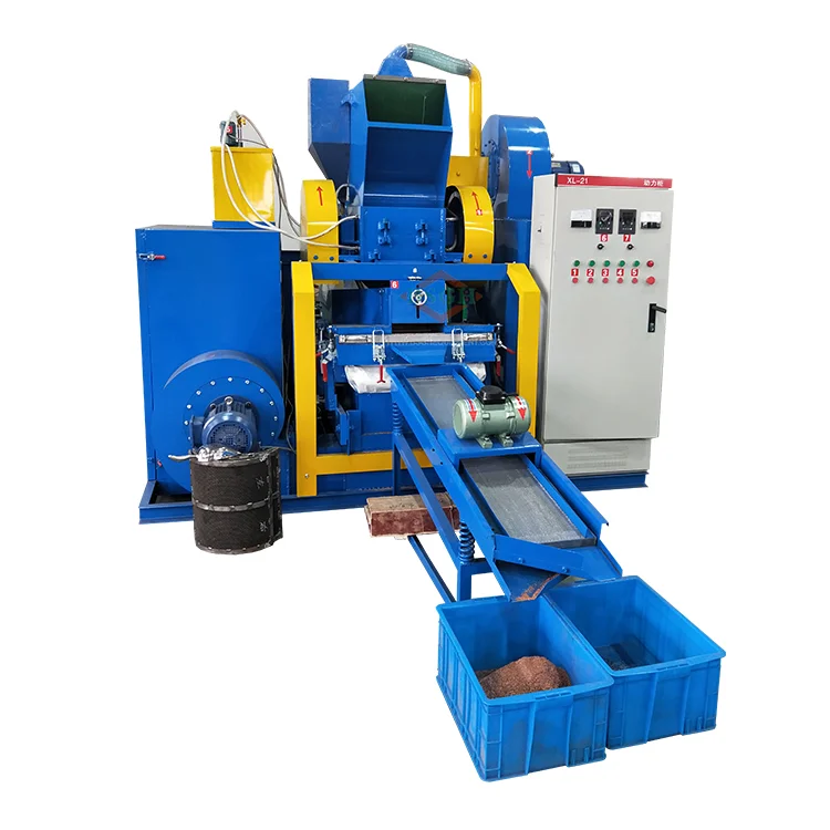 Fully Automatic BS-D20 Scrap Wire Copper Machine for Recycling Copper and Aluminum Crusher and Separator in One Machine