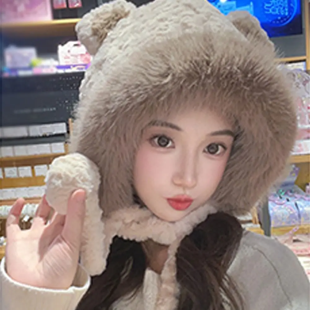 หมวกกันลมหนาหมวกสำหรับขี่จักรยานกันลมสำหรับผู้หญิง, หมวกป้องกันหูอบอุ่นสำหรับฤดูหนาว