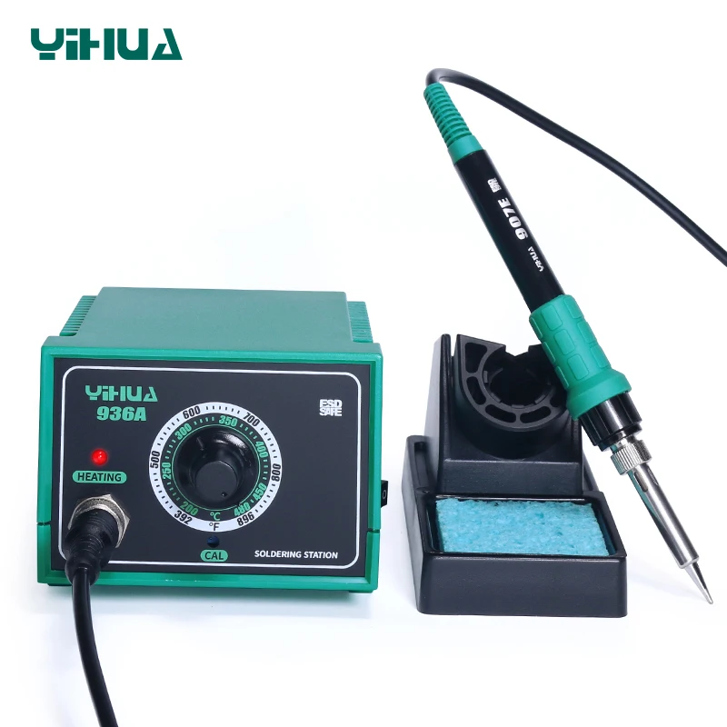 YIHUA 936A Mobile Phone IC Repairing Tools Large Power 60w Electric Soldering Iron Station