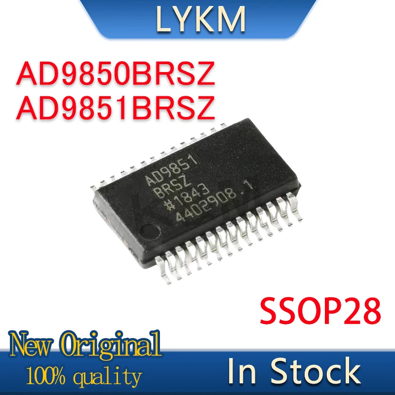 1/PCS New Original AD9851BRSZ AD9851BRS AD9851 AD9850BRSZ AD9850BRS AD9850 SSOP-28 Digital frequency synthesis In Stock