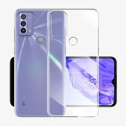For TCL 20B Case 6.52 inch Silicone Soft Transparent Case For TCL 20B Clear Cover Funda For TCL 20B TCL20B Coque