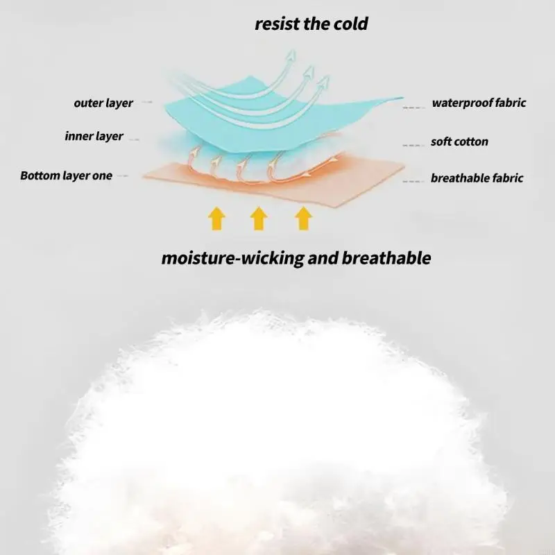 نافذة شفافة لعربات الأطفال، واقي للطقس، غطاء مطر مقاوم للرياح، بوليستر متين، سهل التركيب للأطفال الرضع في الطقس البارد A2UB