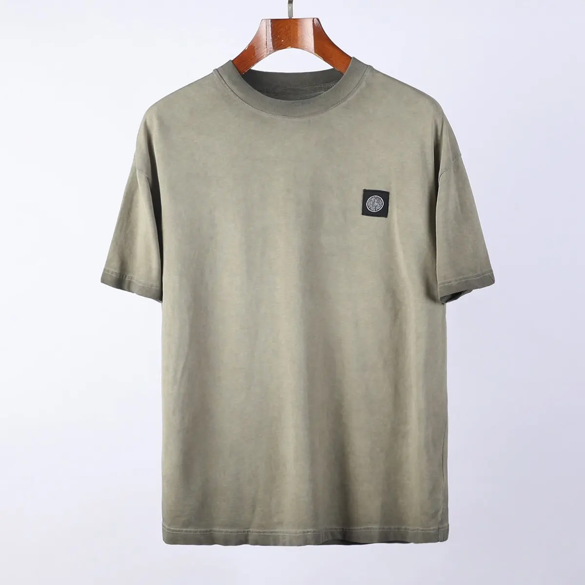 Unisex Loose Fit Short Sleeve T-Shirt 25SS 5278 Youthful Style round Neck Non-fading Fabric Other Sleeve Type Summer Collection