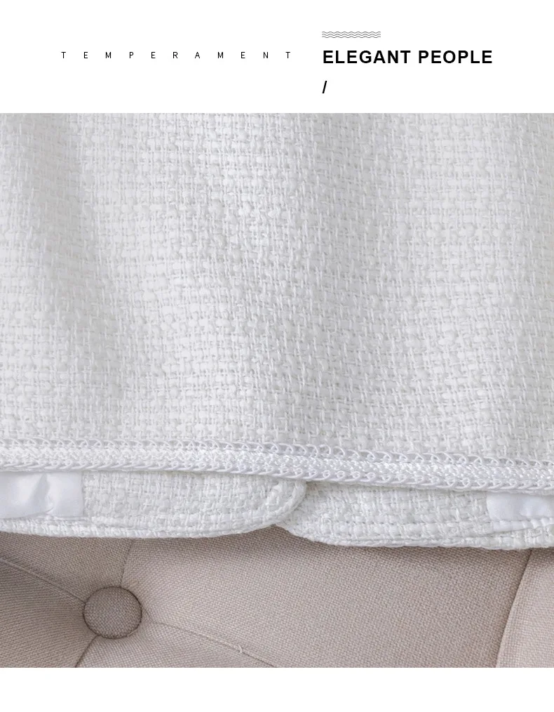 Women's Solid Color Tweed Coat 2025 New Spring/Autumn Short Fragrant Women's Top