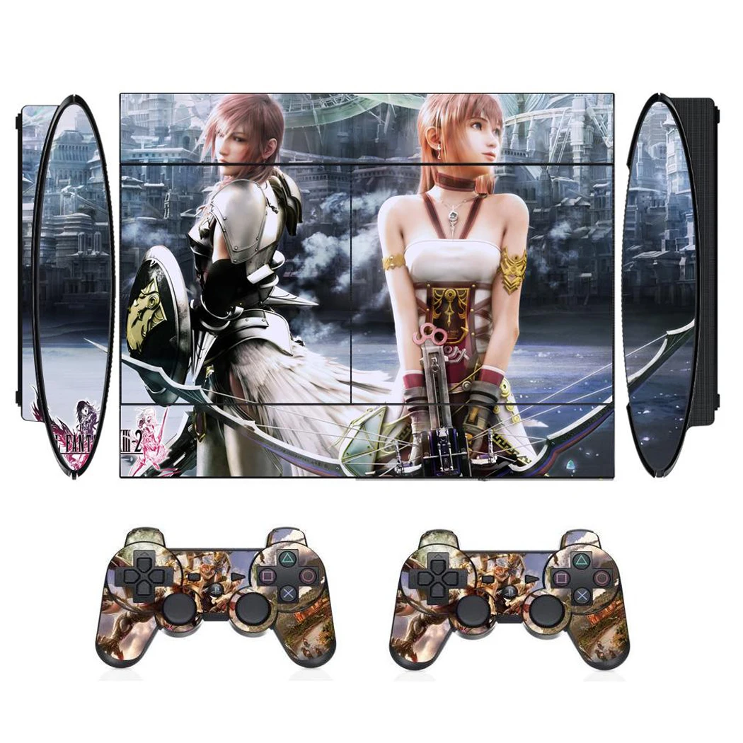 2551 Vinyl Skin Sticker Protector for Sony PS3 Super Slim and 2 Controller Skins Stickers