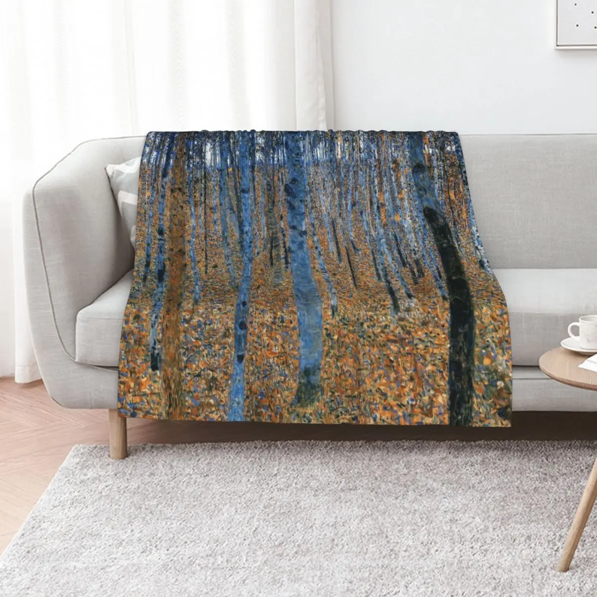 Beech Grove I - غوستاف كليمت رمي بطانية المعزي رمي الزخرفية الفاخرة رشاقته عيد الميلاد الديكور البطانيات #1