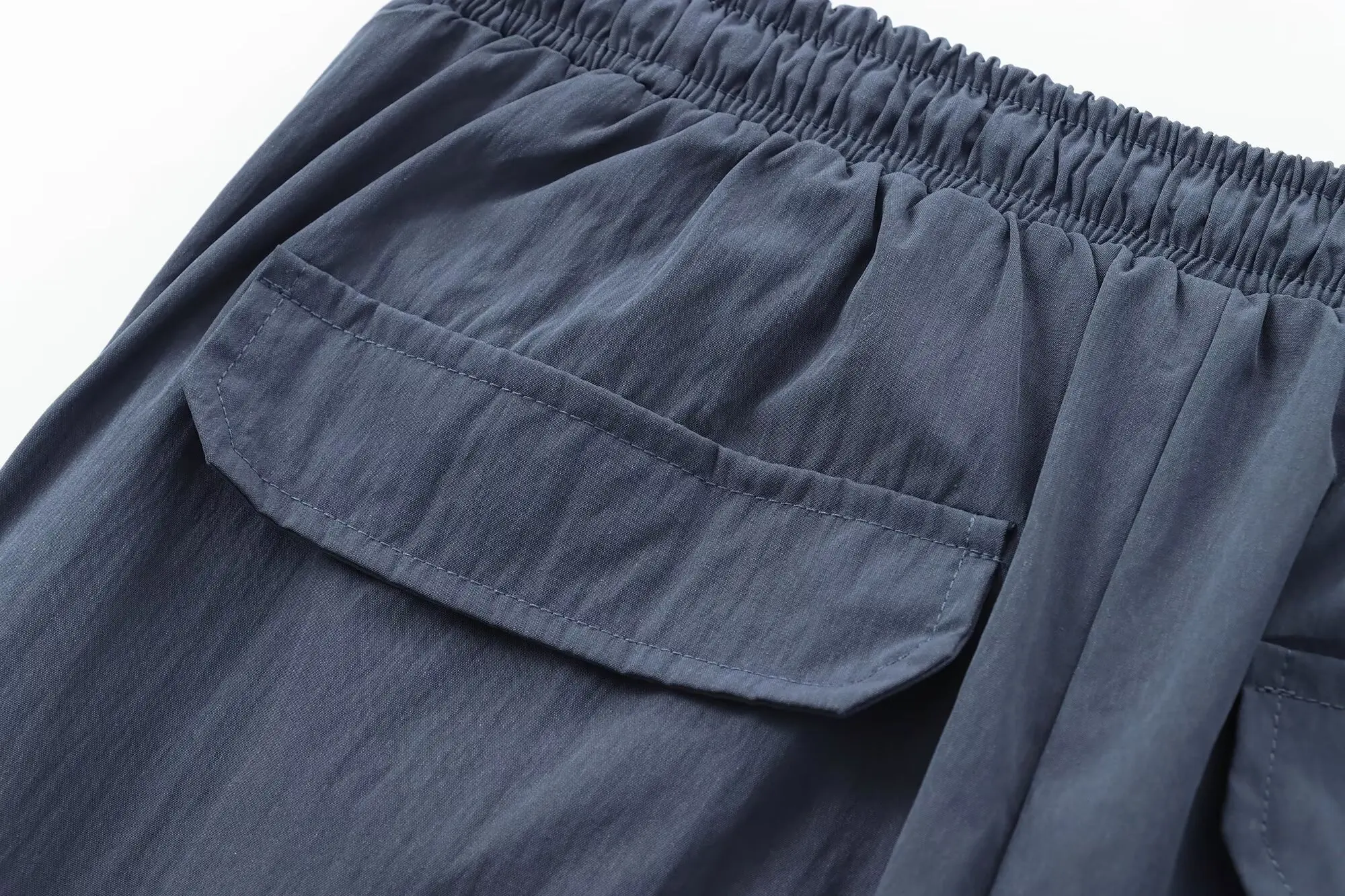 Dave&Di Minimalist Solid Color High Waisted Straight Leg Casual Pants Women Harem Pants Trousers Women