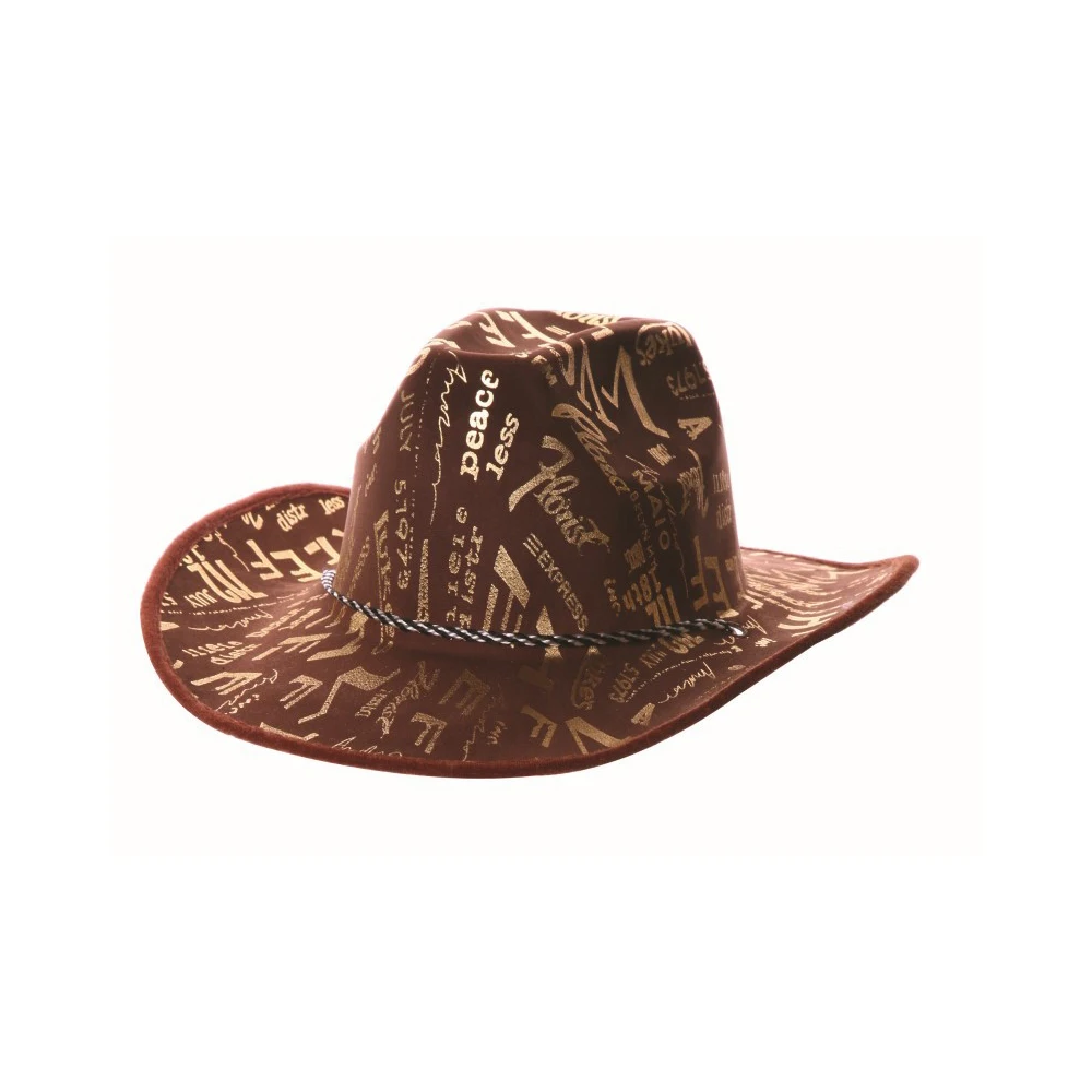 New Cow Zebra Leopard Denim Hat Western Halloween Party Carnival Knight Hat cowboy hat