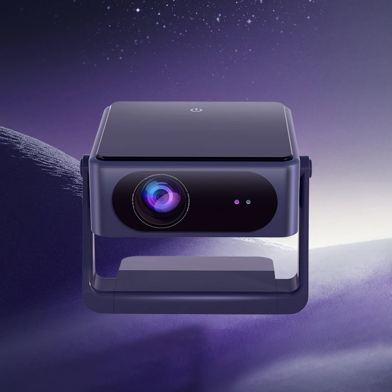 

Вращающийся на 360 градусов 4K мини-умный проектор Android для домашнего кинотеатра, класса, Android, Wi-Fi, видеопроектор, проектор